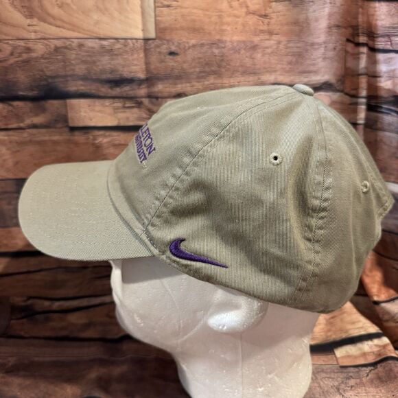 Tarleton State Hat Cap Tan Adjustable Strap Nike University Texas Texan Rider - Picture 4 of 8